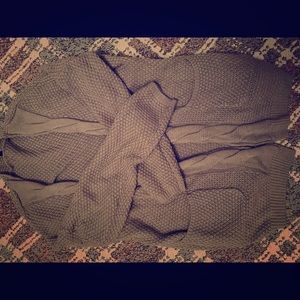 Gray sweater- beautiful detail